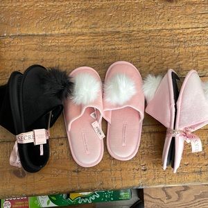 Slippers 2 mediums 1 large